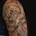 Tattoos - Black and Grey Bio mechanical sleeve  - 53200